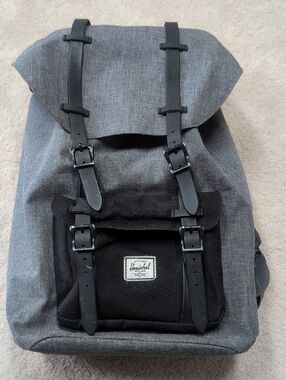 Herschel Supply Co. Little America Backpack in a charcoal gray color